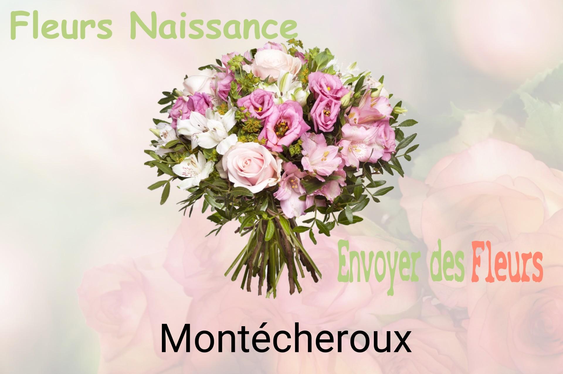 Bouquet de fleurs de naissance livré à Montécheroux